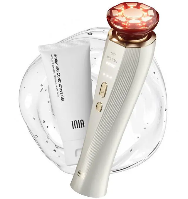 Main image of 3-in-1 Red Light Therapy for Face and Neck Beauty Device for Puffiness & Skin Firming Skincare Tool (White)