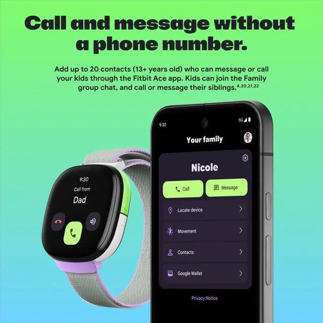 Alt view image 3 of 7 - Google Ace LTE - Kids Smartwatch with Call, Message, GPS, and Activity-Based Games, Ace Pass Data Plan Required - Mild - Strange Arcade