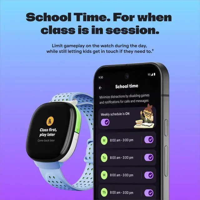 Alt view image 6 of 7 - Google Ace LTE - Kids Smartwatch with Call, Message, GPS, and Activity-Based Games, Ace Pass Data Plan Required - Mild - Strange Arcade