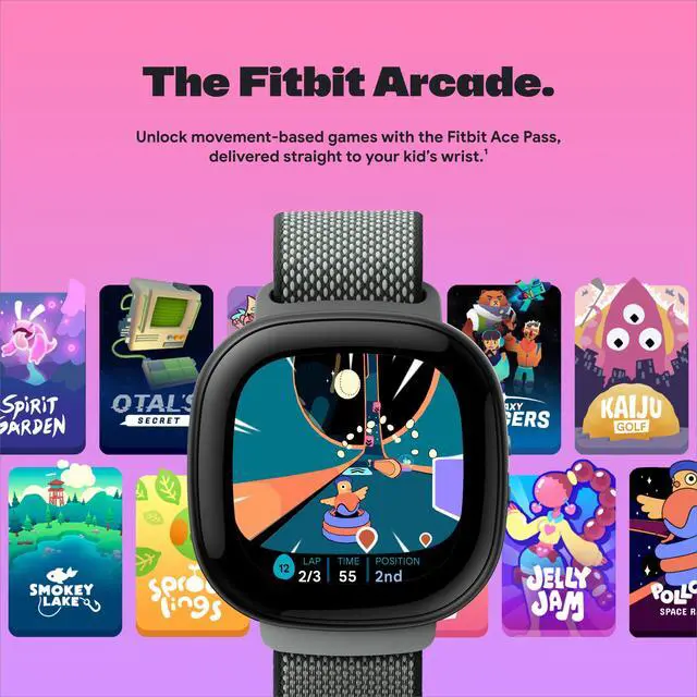 Alt view image 7 of 7 - Google Ace LTE - Kids Smartwatch with Call, Message, GPS, and Activity-Based Games, Ace Pass Data Plan Required - Mild - Strange Arcade