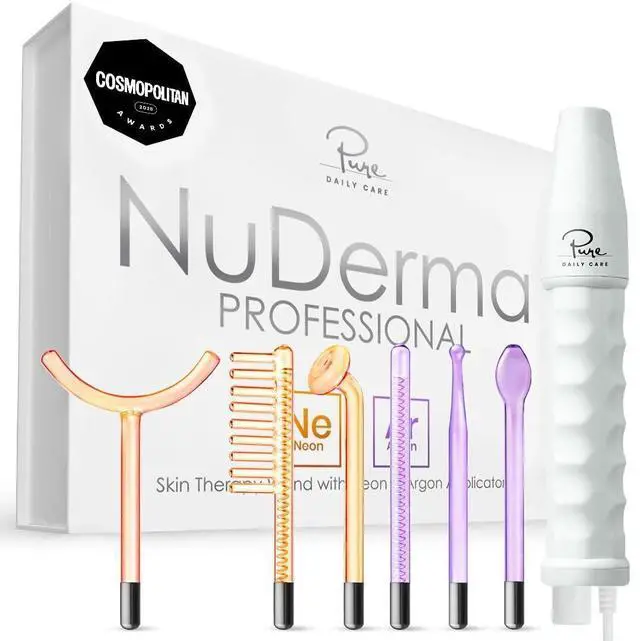 Main image of Skin Therapy Wand - Portable Skin Therapy Machine with 6 Neon & Argon Wands Boost Your Skin Clear Firm & Tighten