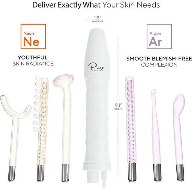 Alt view image 4 of 6 - Skin Therapy Wand - Portable Skin Therapy Machine with 6 Neon & Argon Wands Boost Your Skin Clear Firm & Tighten