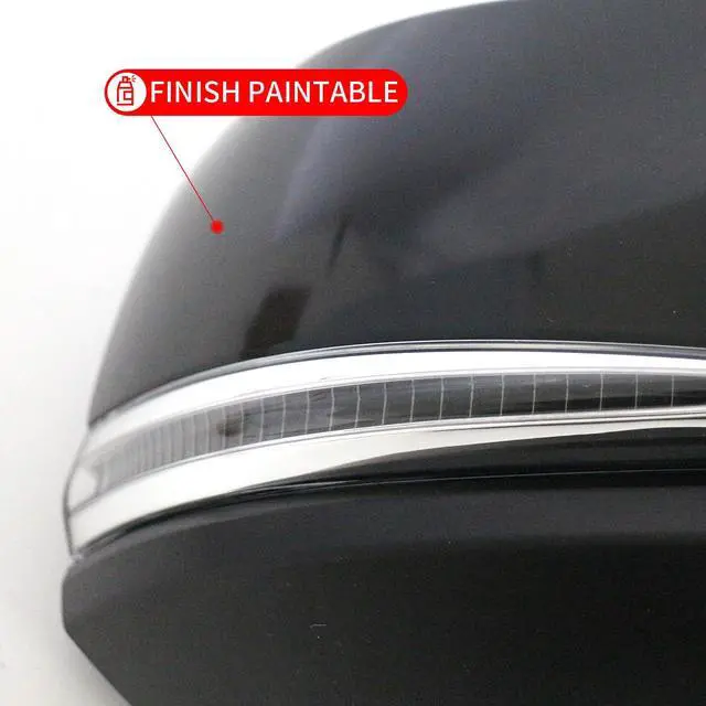 Alt view image 5 of 6 - Right Passenger Side Mirror replacement for TOYOTA Tacoma 2016-2023 Accessories 8 pins Heated Turn Signals Light Power Adjusted Glass With Blind Spot Monitoring(BSM) TO1321350, 8791004240 RH