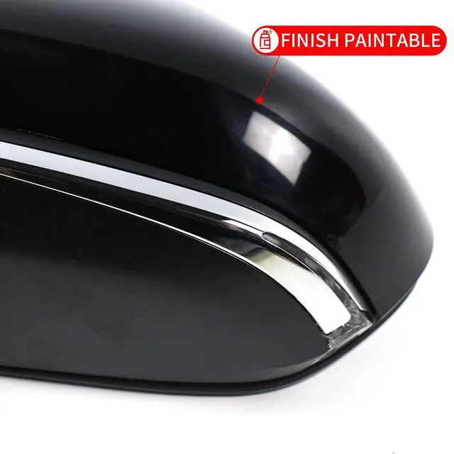 Alt view image 5 of 7 - for Toyota Camry Side Mirror Assembly Passenger Side 2024 2018 2019 2020 2021 2022 2023 2024 |Power |Heated |Turn Signal |Blind Spot Monitoring | (POWER+LAMP+HEAT+BSM, Passenger Side(RH))