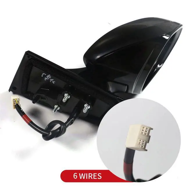 Alt view image 4 of 6 - for TOYOTA PRIUS Side Mirror Assembly 2016 2017 2018 2019-2024 | Power | Heated |BSM/Blind Spot Monitoring Replacement TO1321357 for TOYOTA PRIUS Accessories (Passenger Side(RH))