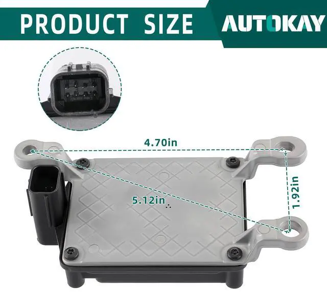 Alt view image 4 of 7 - Front Cruise Distance Radar Sensor Fits for Nissan Kicks Altima Rogue 2017-2021 284385FA6A