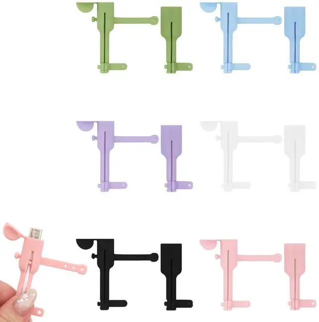 Main image of 6 Pairs Silicone Charger Cable Protectors - Universal 3-in-1 Non-Slip Cord Saver, Double-End Silicone Data Cable Protection Cover Cord Organizer, Charger Cables Protector for Home Wrap Accessories