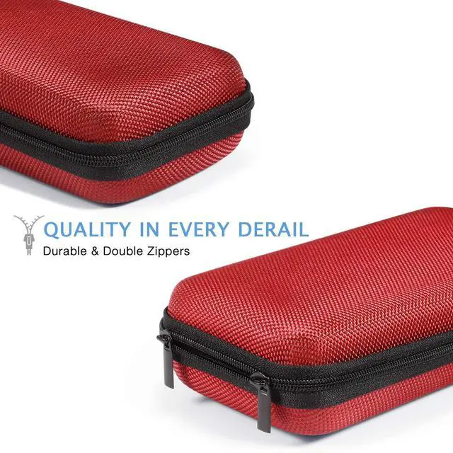 Alt view image 5 of 7 - Hard Protective Travel Case, GLCON Electronic Organizer for Anker/Jackery/RAVPower Power Bank, Shockproof EVA Carrying Case for Cell Phones, Travel Gadgets for Cables, Car/GPS Accessories