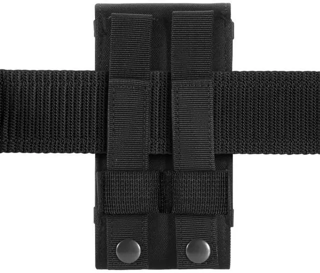 Alt view image 5 of 7 - Black Army Camo Molle Bag for Mobile Phone, Belt Pouch Holster Cover Case for iPhone 17 Pro Max/iPhone 16 Pro Max/iPhone 15 Pro Max/iPhone 14 13 12 Pro Max/iPhone 16 15 14 Plus