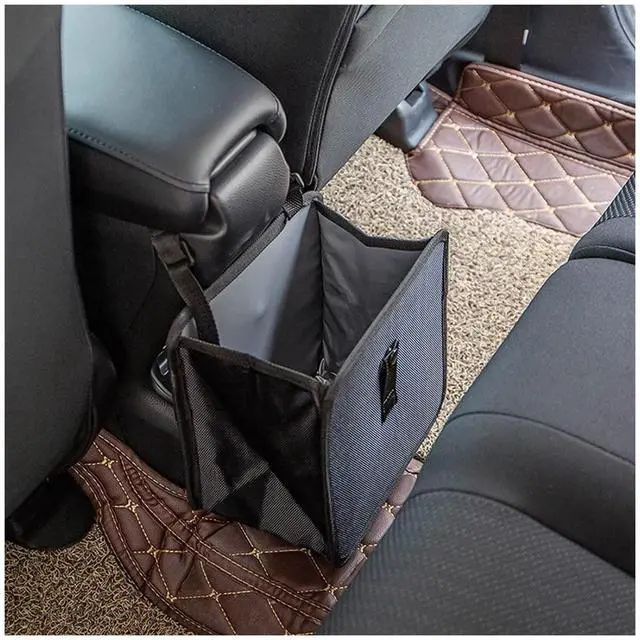 Main image of Trash Can, Hanging Waterproof Leakproof Storage Bag with Large Capacity, Car Interior Accessories (Large)