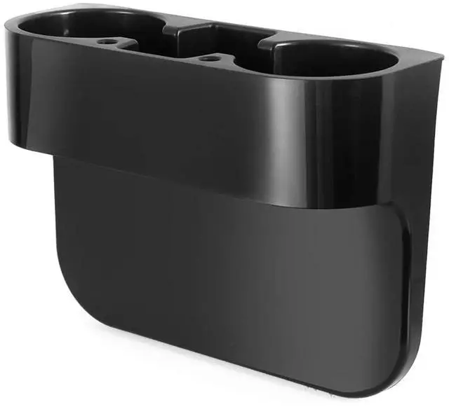 Main image of Cup Holder Portable Multifunction Vehicle Seat Cup Cell Phone Drinks Holder Box Car Interior Organizer (Black)