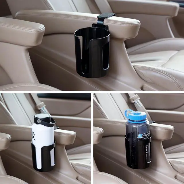 Alt view image 3 of 7 - Large Car Door Cup Holder, Vehicle Armrest Cup Holder, Drink Holder for Truck