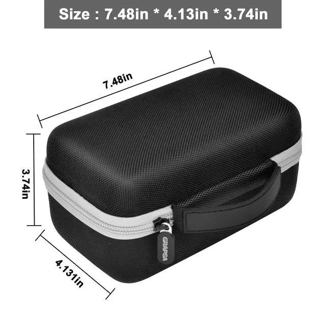 Alt view image 3 of 7 - Compatible with Anker Prime Power Bank 25000, 26250, 27650, 20100mAh & 100W Charging Base, Storage Travel Holder for Anker Laptop 737 Portable Chargers Prime USB C Cable, Adapter (Box Only)-Black