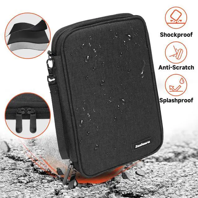 Alt view image 7 of 7 - USB Flash Drive Case with Labels, USB Organizer Holds 24 Pcs, USBs Case, USBs Storage Cases,Thumb Drive Cases, Tech Gifts, Farther Days Gifts, Black