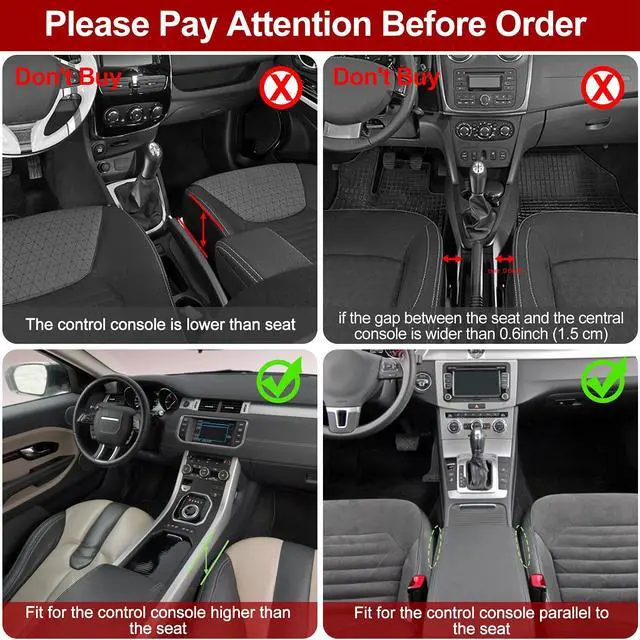 Alt view image 4 of 6 - 2 Pack Car Seat Gap Filler Organizer, Automotive Front Seat Storage with Cup Holder, Auto Console Side Extra Storage Boxes - Passenger & Driver Side
