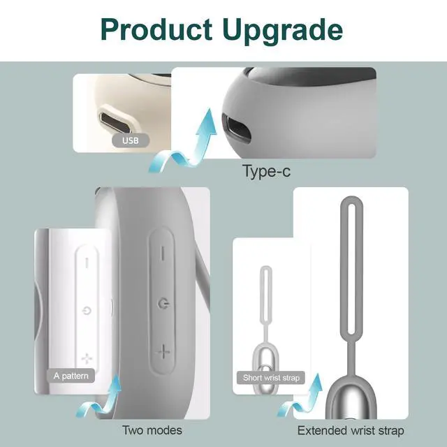Alt view image 3 of 7 - Handheld Relaxation Device Dual-Mode Gentle Pulse Wellness Tool for Adults & Kids, Portable Sleep Device, Supports Calm Focus & Better Rest, USB-C Rechargeable (Silver)