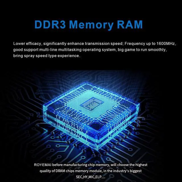 Alt view image 5 of 6 - 8GB Kit (2X4GB) DDR3 1600MHz PC3-12800U 4GB 2Rx8 240-pin Dimm CL11 1.5V Desktop RAM Memory Module