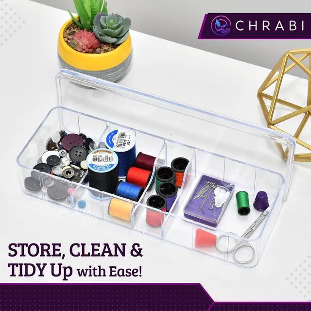 Alt view image 7 of 7 - Set of 3 Cable Organizer Box W/Labels - Charger Box, Stackable W/Lids-Cord Organizer Junk Drawer- Cord Storage Box for Desk -Cable Organizer case
