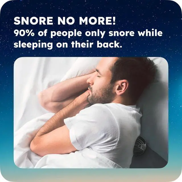 Alt view image 4 of 7 - Ball for Side Sleep Posture - Calma Clip v2 by Whole Nights, Sleep Aid for Back Snorers, Anti Snoring Device, Attaches to Any Clothes and Keeps You in a Healthy Sleeping Position