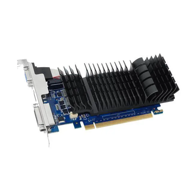 Alt view image 6 of 6 - GeForce GT 730 2GB GDDR5 Low Profile Graphics Card for Silent HTPC Builds (with I/O Port Brackets), 3 Year Warranty