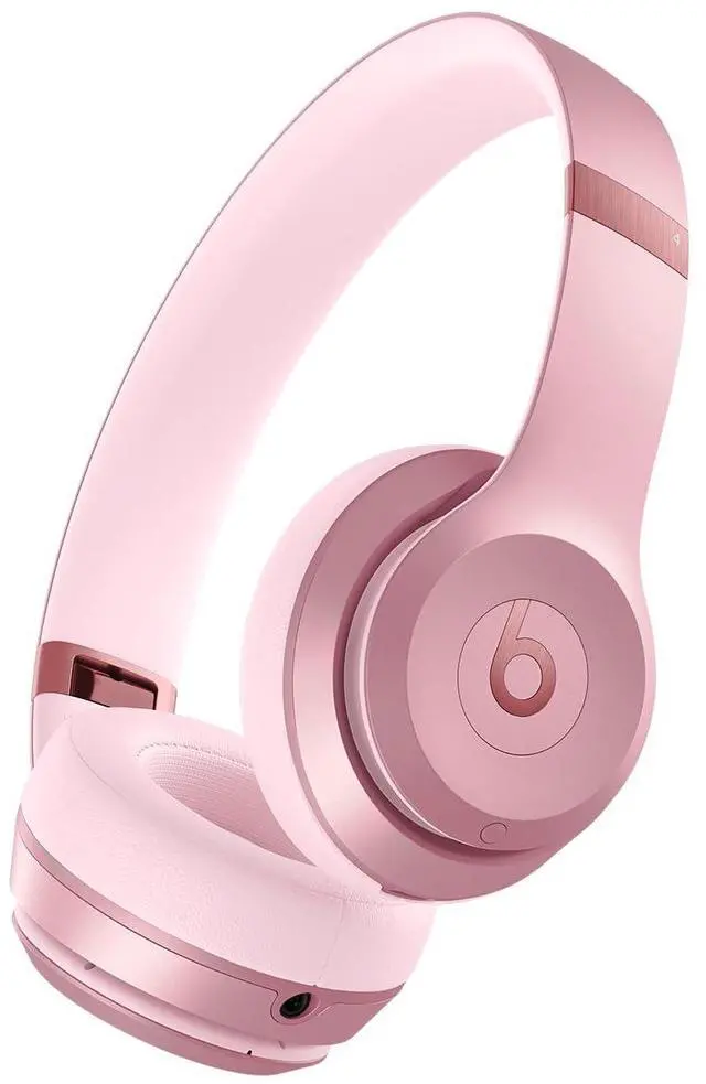 Main image of Solo 4 - Wireless On-Ear Bluetooth Headphones, Up to 50-Hour Battery Life, Ultra-Lightweight Comfort, Powerful and Balanced Sound, Apple & Android Compatible - Amazon Exclusive Metallic Pink