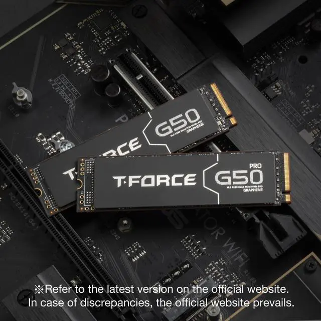 Alt view image 3 of 7 - T-Force G50 512GB SLC Caching 3D TLC NAND NVMe InnoGrit PCIe Gen4x4 M.2 2280 Gaming SSD with Ultra-Thin Graphene Heat Spreader Works with PS5 Read/Write 5000/2500 MB/s TM8FFE512G0C129