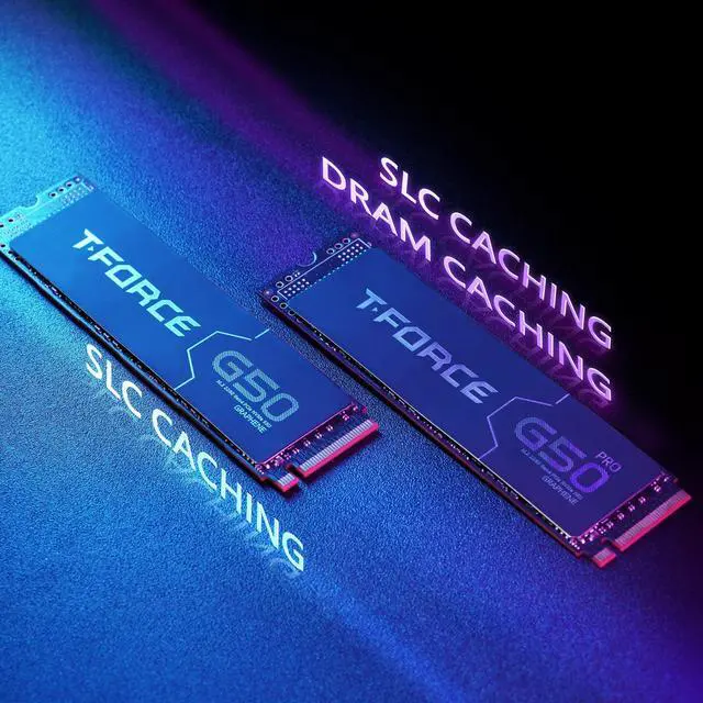 Alt view image 4 of 7 - T-Force G50 512GB SLC Caching 3D TLC NAND NVMe InnoGrit PCIe Gen4x4 M.2 2280 Gaming SSD with Ultra-Thin Graphene Heat Spreader Works with PS5 Read/Write 5000/2500 MB/s TM8FFE512G0C129