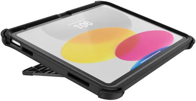 Alt view image 5 of 7 - Defender Series Case for iPad (A16) & iPad 10th Gen - Black, Rugged, Durable, Multi-Layer Protection