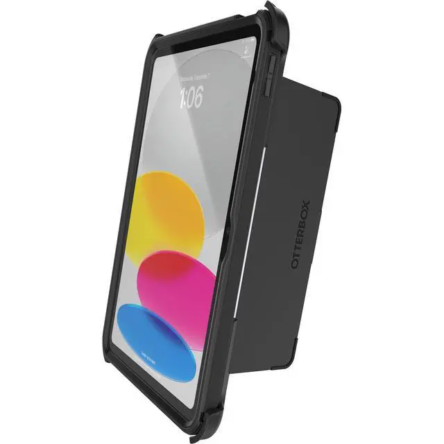 Alt view image 7 of 7 - Defender Series Case for iPad (A16) & iPad 10th Gen - Black, Rugged, Durable, Multi-Layer Protection