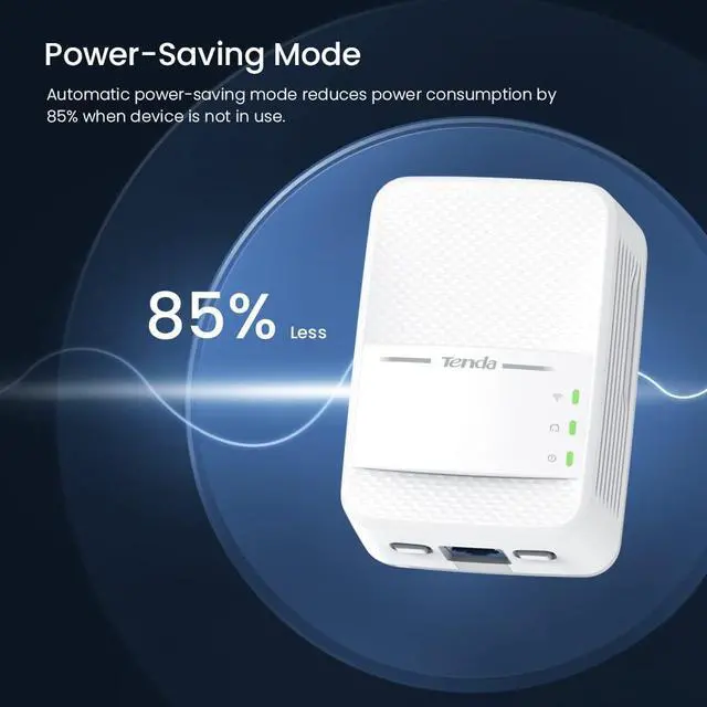 Alt view image 4 of 7 - AV1000 WiFi Powerline Adapter Kit with Gigabit Ports, Powerline Extender with AC650 Dual Band WiFi, Plug and Play, for HD/3D/4K Video Streaming and Gaming (PH10)
