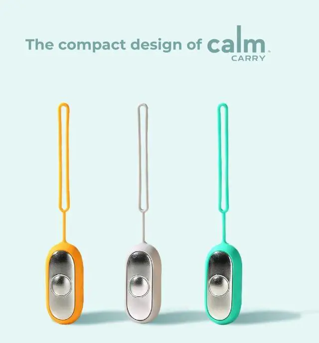 Alt view image 5 of 7 - CalmCarry Sleep Aid Device Handheld Microcurrent Relaxation Tool, Supports Calm, Focus & Gentle Relief, USB Rechargeable, Portable Wellness Device for Adults & Kids | Gray Calm Carry