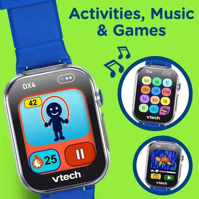 Alt view image 4 of 7 - KidiZoom Smartwatch DX4, Blue