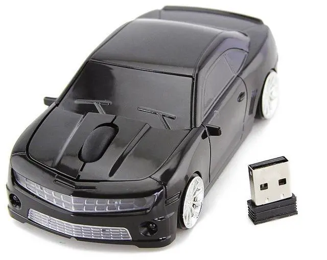 Main image of for CL Car Mouse Wireless Sport Car Shape Laptop Desktop Computer Mouse Optical Mice 2.4GHz Nano USB with LED Headlight