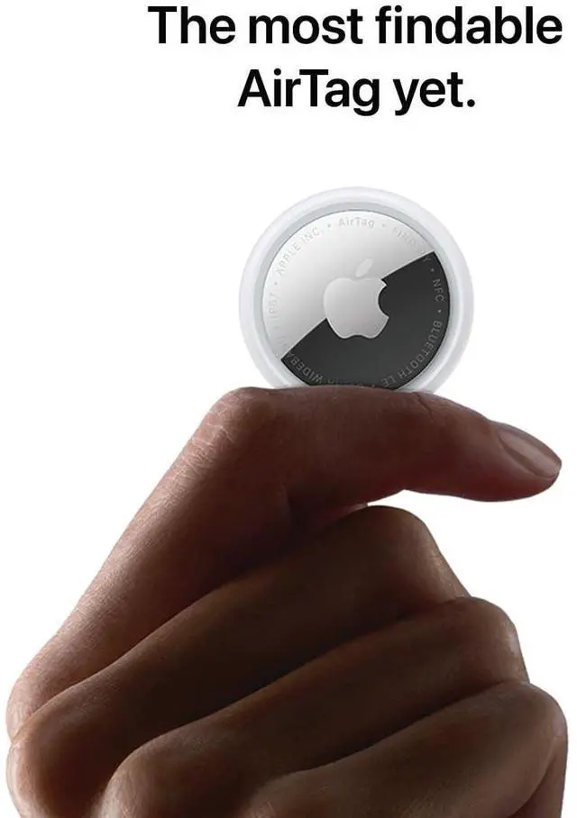 Alt view image 2 of 7 - AirTag (2nd Generation): Tracker for Keychain, Wallet, and More; Locator with Sound; Simple One-Tap Setup with iPhone or iPad; Key Finder with up to 1.5X Precision Finding Range