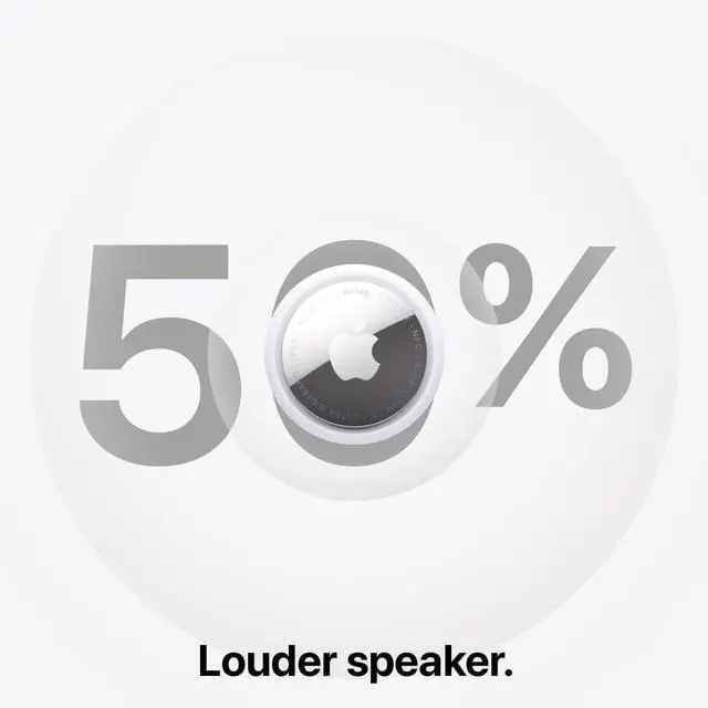 Alt view image 4 of 7 - AirTag (2nd Generation): Tracker for Keychain, Wallet, and More; Locator with Sound; Simple One-Tap Setup with iPhone or iPad; Key Finder with up to 1.5X Precision Finding Range