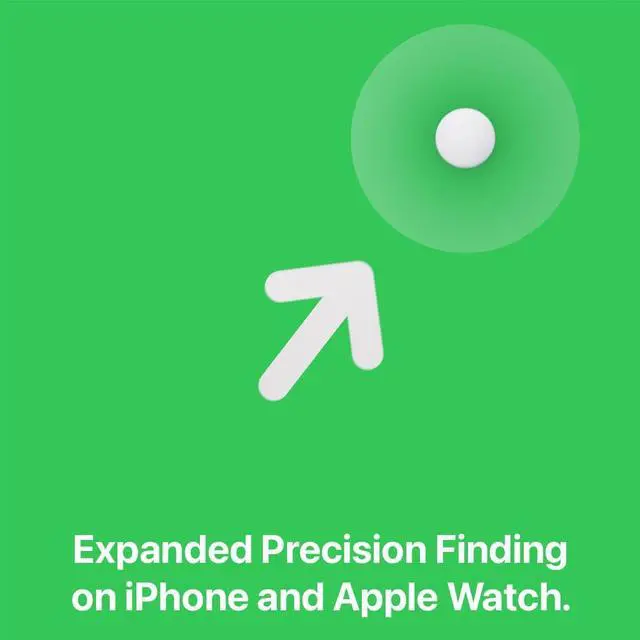 Alt view image 5 of 7 - AirTag (2nd Generation): Tracker for Keychain, Wallet, and More; Locator with Sound; Simple One-Tap Setup with iPhone or iPad; Key Finder with up to 1.5X Precision Finding Range