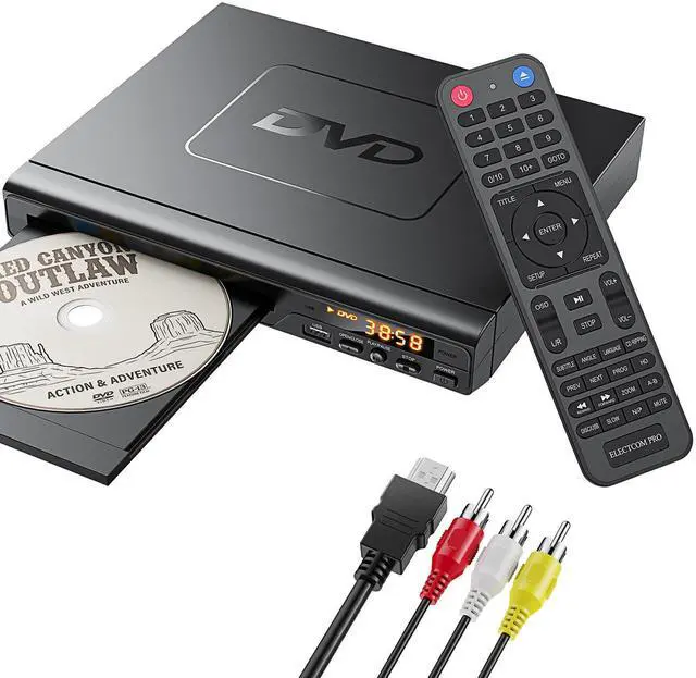 Main image of Region-Free DVD Player for TV: Plays Regions 0-6 & Multi Formats - Designed for Collectors & Vintage Movie Collections - HDMI/RCA Compact DVD/CD Player for Smart TV, Home Stereo & RV