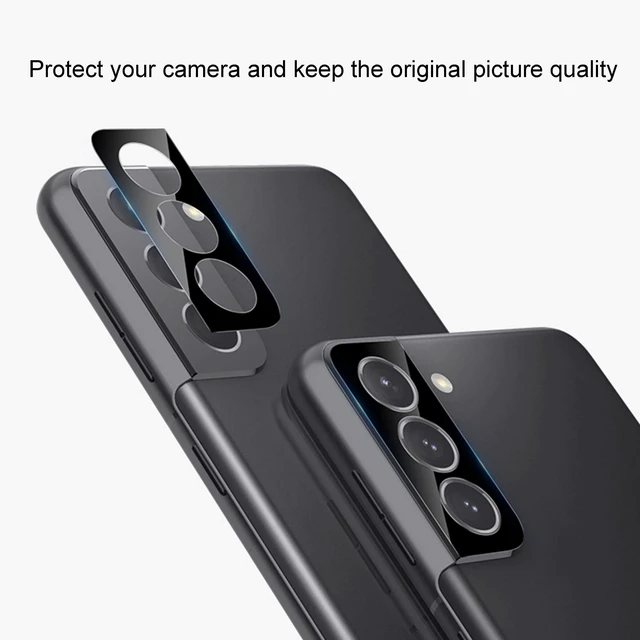 Alt view image 7 of 7 - Screen Protector + Camera Lens Protector for Galaxy S22, 3+3 Pack | Tempered Glass, Fingerprint Unlock Compatible, Clear, Case Friendly
