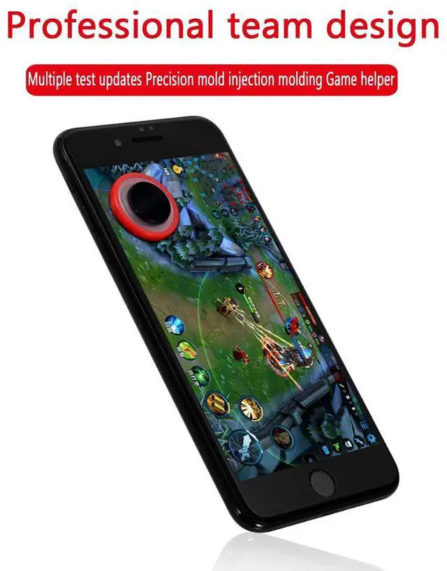 Alt view image 2 of 7 - Vakili Mobile Phone Game Joystick Game Control Touch Screen Joypad Game Controller for iPad iPhone Android Mobile Tablet Smart Phone Joystick Touch Screen Joypad Tablet Funny Game Controller 2PACK