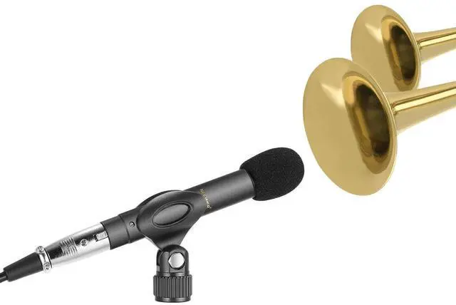 Alt view image 4 of 6 - 2-Pack Pencil Stick Condenser Mic with Interchangeable Omni Cardioid and Super Cardioid Capsules Foam Windscreens Mic Clip and Carrying Case for Acoustic Woodwind Instruments