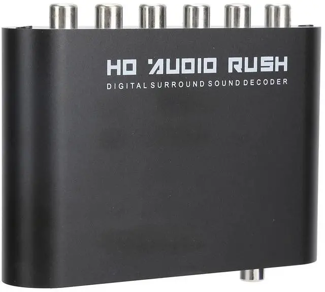 Main image of Audio Decoder, DTS/AC-3 to Analog, Optical, Coaxial, USB, 6 Channels, ABS Material, Coaxial, Plug Mount, Hilitandr1eufcoabp876-11