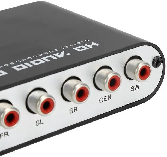 Alt view image 4 of 7 - Audio Decoder, DTS/AC-3 to Analog, Optical, Coaxial, USB, 6 Channels, ABS Material, Coaxial, Plug Mount, Hilitandr1eufcoabp876-11