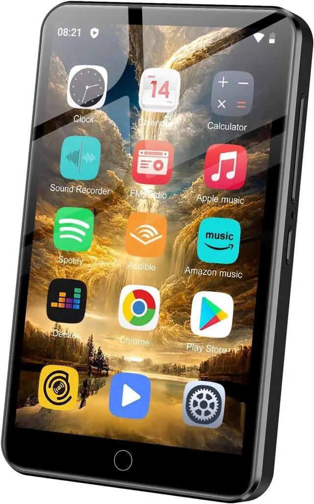 Main image of MP3 Player with Bluetooth and WiFi, ZAQE 80GB Storage & Android OS, 4" Touch Screen, FM Radio, Kids MP3 & MP4 Player with Spotify Google Play Store, Portable Media Player
