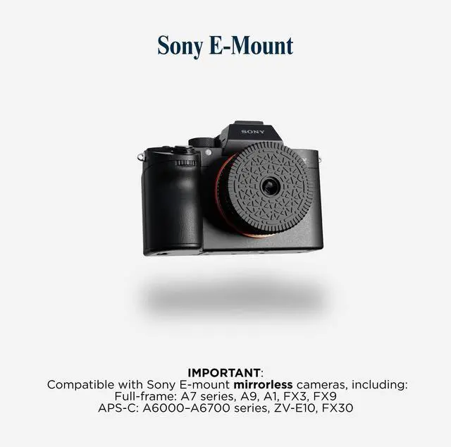 Alt view image 2 of 7 - Original Repurposed Disposable Camera Mirrorless Lens | Unlimited Instant Film-Look Photos | Compact Pancake Lens, 32mm Focal Length & Fixed f/11 Aperture (Sony E-Mount Mirrorless Compatible)
