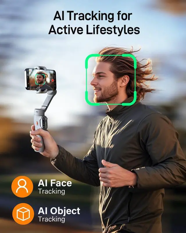 Alt view image 3 of 7 - iSteady X3 SE Gimbal Stabilizer for iPhone, Phone Stabilizer with Detachable Remote Control, Portable Foldable 3-Axis Phone Gimbal for Android & iPhone 16 15 Pro Max, Ideal for Travel Vlogging