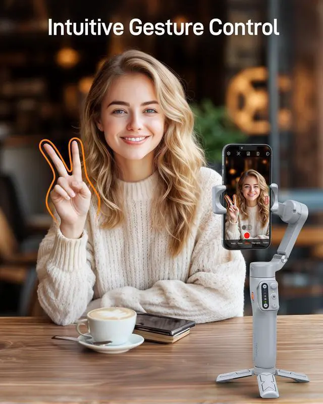Alt view image 4 of 7 - iSteady X3 SE Gimbal Stabilizer for iPhone, Phone Stabilizer with Detachable Remote Control, Portable Foldable 3-Axis Phone Gimbal for Android & iPhone 16 15 Pro Max, Ideal for Travel Vlogging