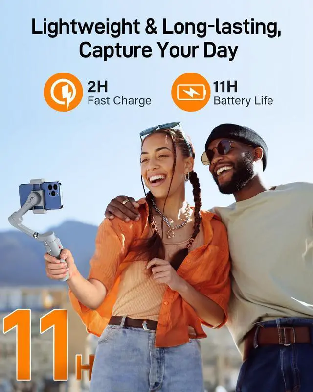 Alt view image 7 of 7 - iSteady X3 SE Gimbal Stabilizer for iPhone, Phone Stabilizer with Detachable Remote Control, Portable Foldable 3-Axis Phone Gimbal for Android & iPhone 16 15 Pro Max, Ideal for Travel Vlogging