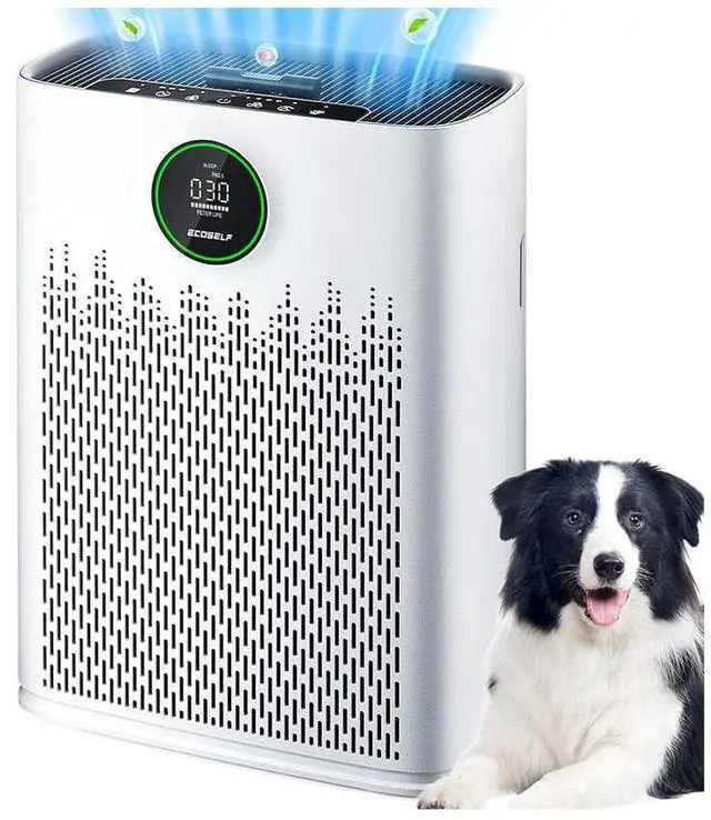 Main image of Air Purifiers for Home Large Room, Cover Up to 2400 Ft² with True HEPA Filter, Smart Mode, PM2.5 Air Quality Display, 22dB Sleep Mode, Aromatherapy with 2X-Purification, HAP603