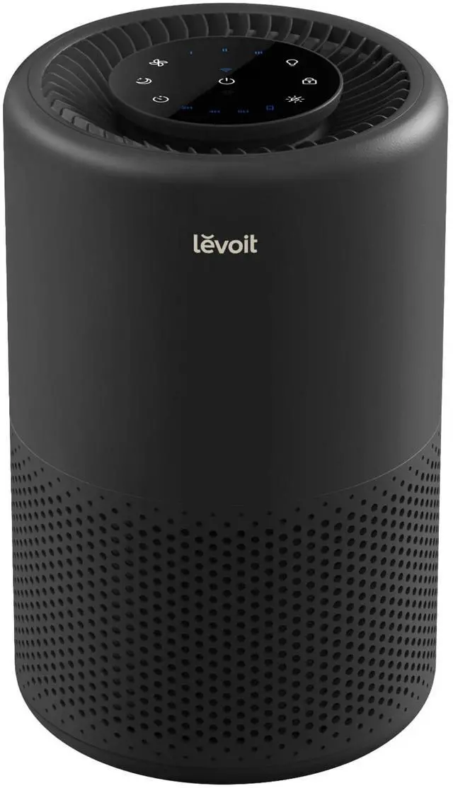 Main image of Air Purifier for Home Bedroom Dorm Room, Smart & Voice Control, AHAM VERIFIDE, 3-in-1 Filter With HEPA Sleep Mode, for Pollen, Pollutants, Smoke, Dander, Dust, Core 200S-P, Black