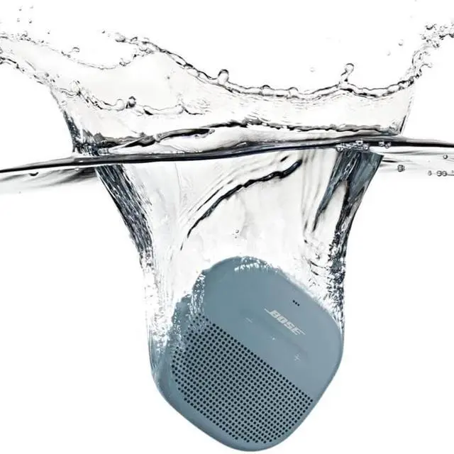 Alt view image 2 of 5 - SoundLink Micro: Small Portable Bluetooth Speaker (Waterproof), Midnight Blue